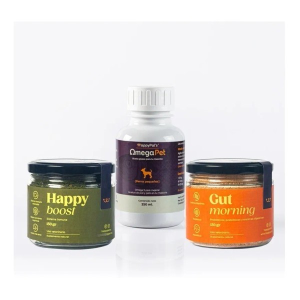 Kit Alergias I Probióticos Vitaminas Y Omegas Para Mascota