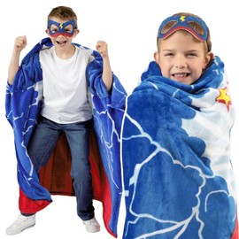 Super Blanky Wearable Blanket for Kids – Cozy Soft Blankets for Girls & Boys, Superhero, Fairy & Dino Designs, Machine Washable, Gifts For Kids - Design: T-Rex Super Blanky