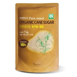 Our Zone Organic Unrefined Raw Sugar 1kg x 1 Pack / 오가닉 비정제 유기농 원당 1kgx1팩