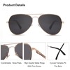 Laurinny Oversized Aviator Glasses for Women Men Fashion Retro Bulk