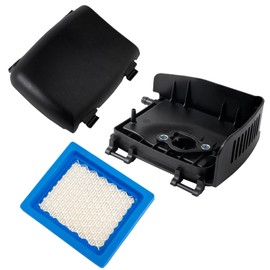 Ceukius 14 743 03-S Air Cleaner Case Cover with 14 083 22-S Air Filter for Kohler XT650 XT675 Engines Husqvarna Toro 22" Recycler Lawn Mower
