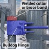 Chain Link Fence Bull Dog Commercial Duty Gate Hinge -