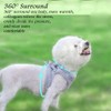 FUNAT Reflective Dog Harness for Autumn and Winter, Plush Warm