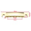 Unxuey Gold Guitar Saddle Bridge Tune-O-Matic Roller Tailpiece and 3L3R