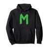 Creative Bold Green Letter M - Design Alphabet - Marker