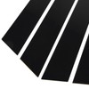 4pcs Window Pillar Post Trim Anti Scratch Glossy Black B