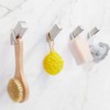 NINETREX Towel Hooks Brushed Nickel Stainless Steel 2 Pack Heavy