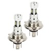 2 Pcs 100W H4 LED Motorcycle Headlight Bulb 360 Degree