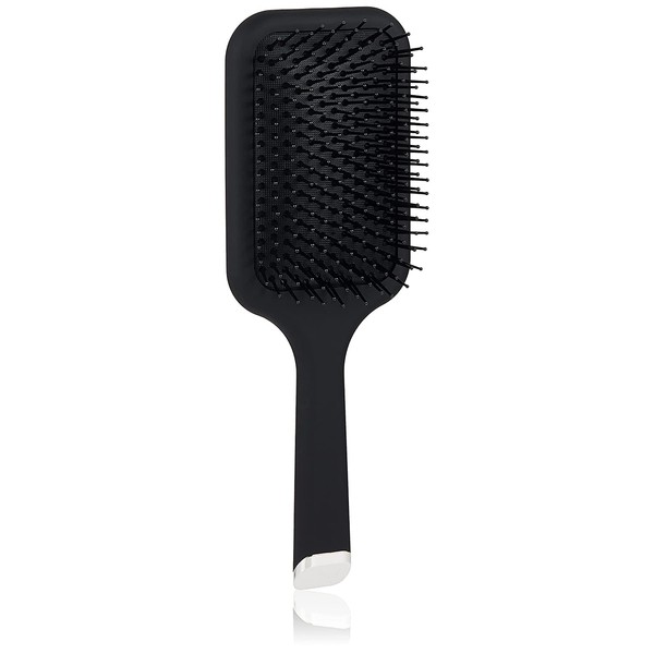 ghd The All-Rounder Paddle Hair Brush ― Detangling Hair Brush for Thick Hair ― Broad Flat Base to Create Straight and Sleek Blow-Dries ― Set Your Style, Brush Out Waves, and Add Texture ― Black