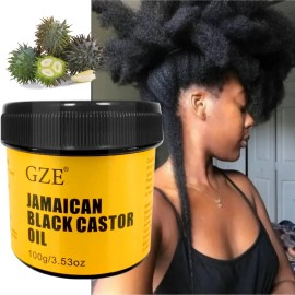 Aceite De Ricino Negro Gze Jamaican Puro Y Natural Para Cabe