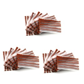 Vaguelly 90pcs Tire Puncture Repair Strips Brown Tubeless Sealers for Motorcycle Car and Quick and Flat Repair Kit