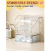 Flip-top Baby Bottle Organizer for 6 to 8 Bottles -