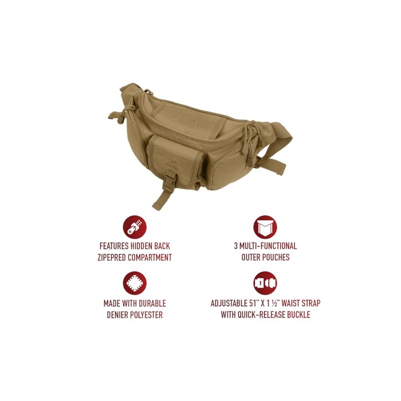 Rothco Tactical Concealed Carry Waist/Fanny Pack