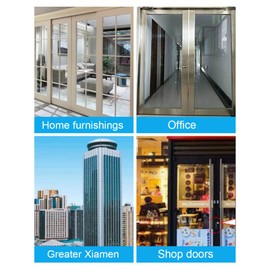 Aluminum Storefront Mortise Door Lock, Storefront Door Lock Commerical Mortise Lock, Double Cylinder Hook Deadbolt Lock Set,for Entry Doors(1-1/8" Backset) with Key for Aluminum/Zinc Alloy Shop Doors