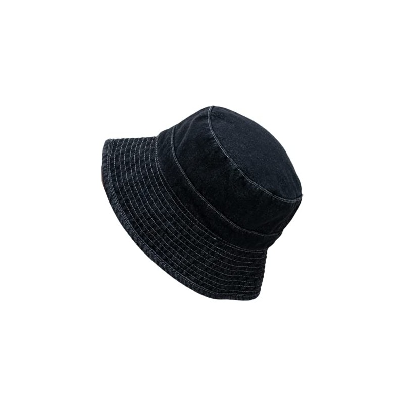 Fidra Denim Bucket Hat Adjustable 100% Cotton 3 Colours. Fast