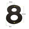 Cast Iron Door Number 8 - Black House Numbers