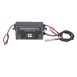 Temperature Controller 12V Microcomputer Digital Thermostat Adjustable Command Type High Accuracy Control Switch