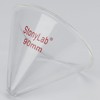 stonylab Glass Funnel, Thickened Borosilicate Glass Stemless Funnel with 90