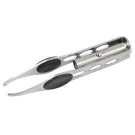 Rolson 59110 Tweezers with LED Light, Silver, 95mm
