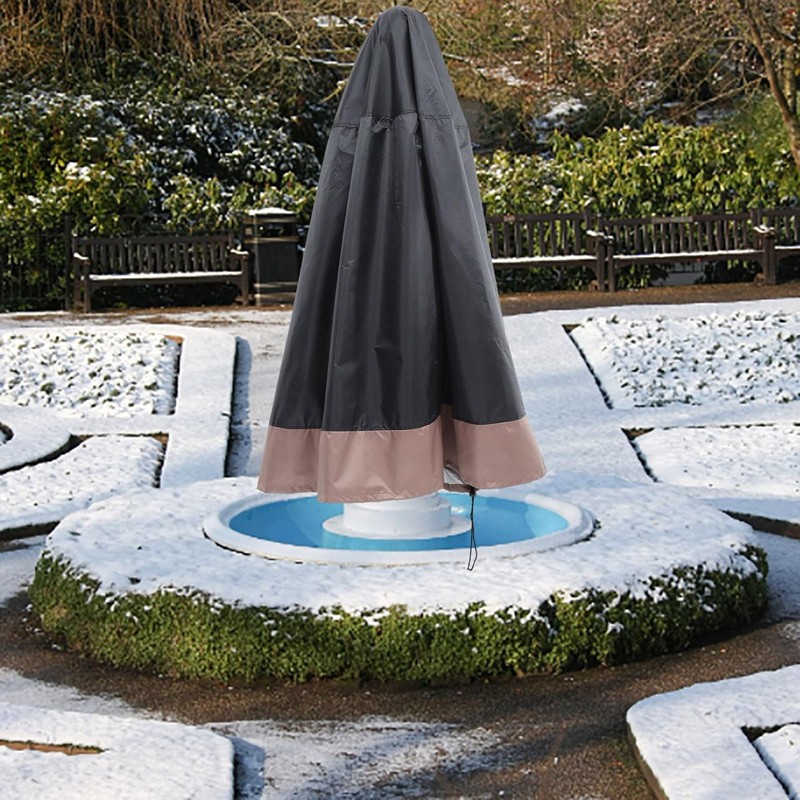 Yardwe Garden Fountain Cover, 420D Polyester, Waterproof, Protection Against Rain,