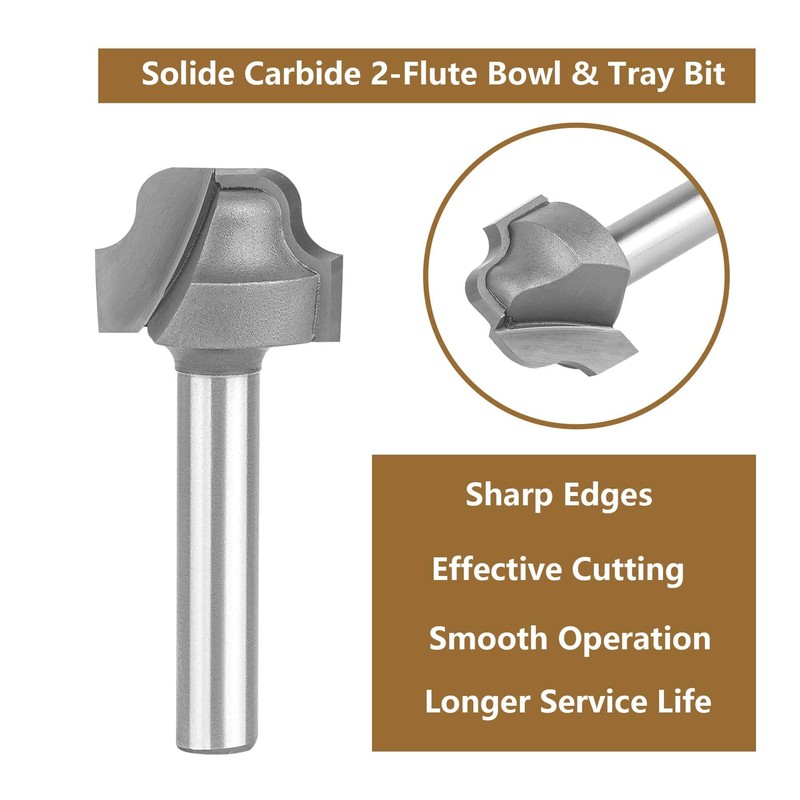 SpeTool Juice Groove Router Bits for Creating Precise Drainage Grooves