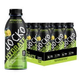 Jocko Fuel Hydrate Electrolyte Drinks - Sports Drink Hydration Amplifier, Thirst Quencher - Scientifically Formulated Electrolyte Blend Lemon-Lime 16 Oz (12 Pack)