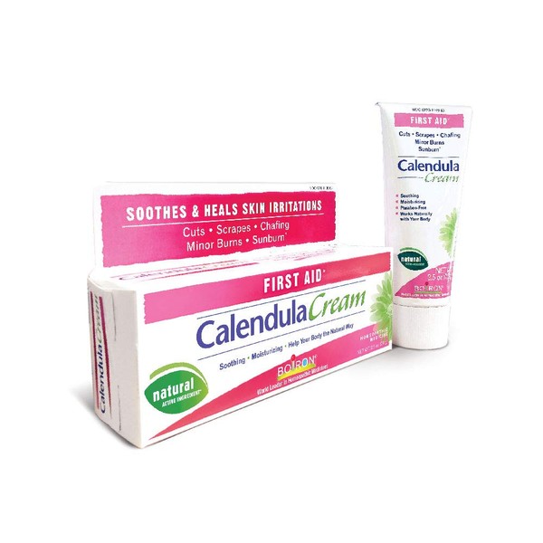 Boiron Calendula Cream, 2.5 Ounce (Horizontal Tube), Homeopathic Medicine for Skinn Irritation and Burns