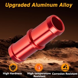 FUSCH Upgraded Aluminum Heater Hose Connector Fitting Adapter Compatible with NISSAN 370Z Infiniti G35 G37 QX50 Q60 Q70 M35 M37 Replace#: 92417-JK20A