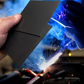 Pack of 2 Mild Steel Square Plates - 1.0/2.0/3.0/4.0mm Thick Metal Steel Panel Fabrication and DIY Repair Project (4.0x100x100mm)