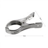 Vicloon 6 Pcs Stainless Steel Beach Towel Clips, Wind Resistant,