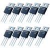 10 Pcs IRLZ44N Logic Level MOSFET Transistors, N-Channel Power Hexfet
