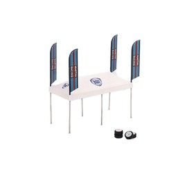 Truescale Miniatures Mini GT 1:64 Paddock Service Tent Set Martini Racing MGTAC16