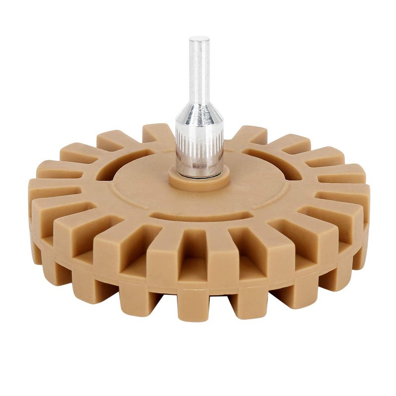 X AUTOHAUX 4" Car Rubber Eraser Wheel with Drill Adaptor
