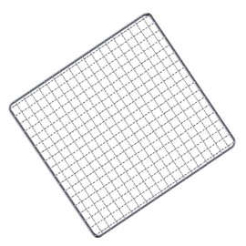 Kisangel BBQ Pad Grill Mat Baking Mat BBQ Grill Sheet 304 Stainless Steel Barbecue Mesh 20x20cm