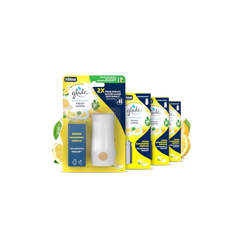 Glade Touch & Fresh (Brise One Touch) Value Pack, Holder