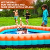 Backyard Water Baseball Inflatable Pool – Home Plate-Shaped Blow-Up Backyard