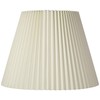 Ivory Pleated Large Lamp Shade 11" Top x 19" Bottom