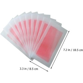 PACKOVE Bandas de Cera para Depilación Corporal y Facial Toallitas Calmantes, 20 Piezas para Piel Sensible en Axilas y Rostro Unisex