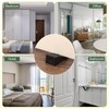 uxcell 2 Pcs Door Stoppers for Bottom of Door, 28mm/1.10