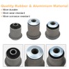 WMPHE Front Upper & Lower Control Arm Bushing Kit Compatible