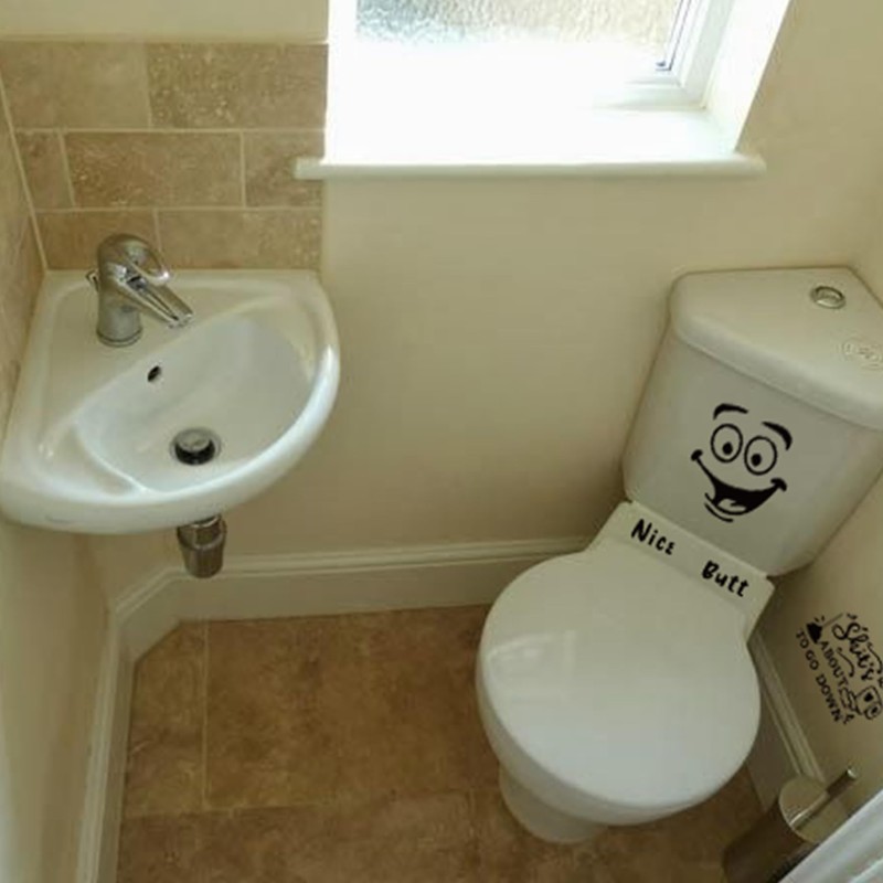 Toilet Stickers, Please Seat Yourself, Would Poop Here Again, Please