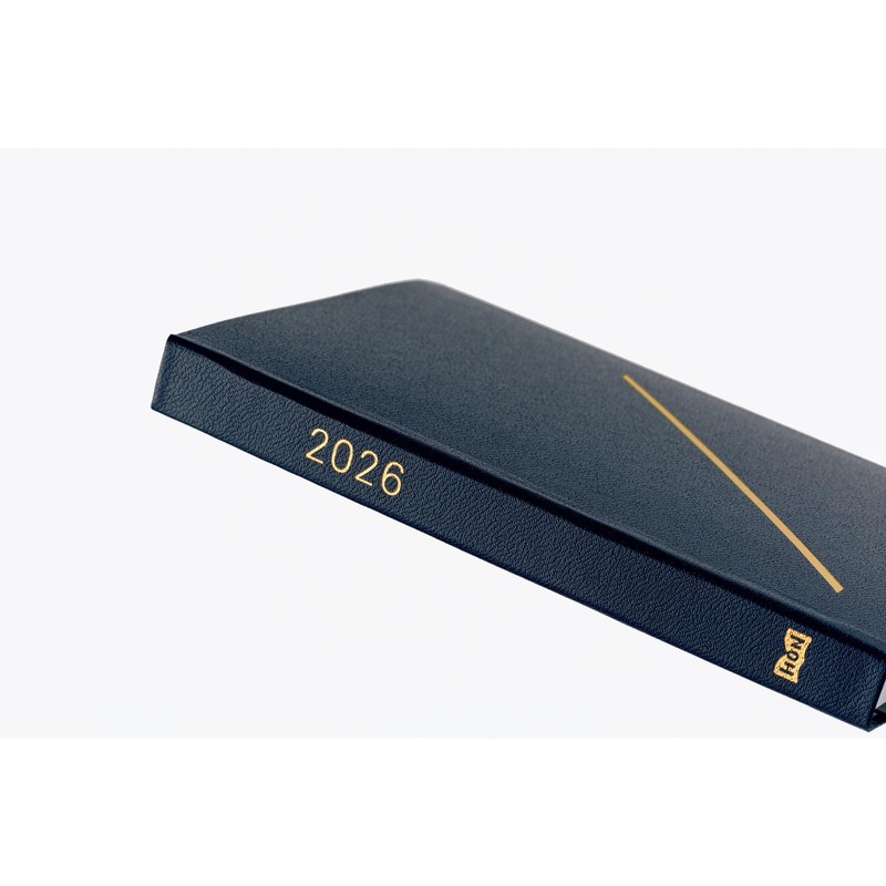 ほぼ日 Hobonichi Techo HON A6 2026 - Slash (Navy) (English,
