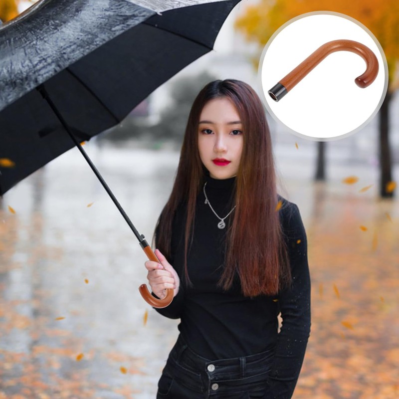 GAROZATION Replacement Handle for Umbrella, Comfortable Handle for Rain and