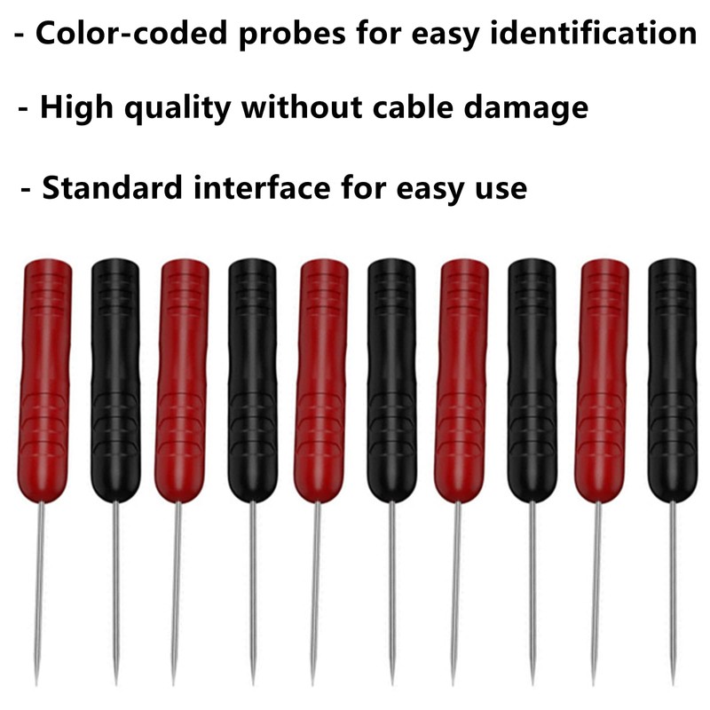 2 Pcs Back Probe Test Kits, 2mm Needle Test Probes