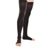 Ease Opaque Open-Toe Thigh Highs - 30-40mmHg Firm Compression Stockings