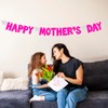 Happy Mother's Day Banner, Glitter Mother's Day Bunting Banner Happy
