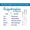 Family Household Planner with Tasks, Task Planner Children, Cleaning Plan