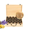 Pure Vie Wooden Essential Oil Storage Box Travel Organizer Case