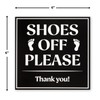 Shoes Off Please Sign | Please Remove Your Shoes Sign