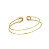 Fashion Safety Pin Adjustable Bangle Bracelets for Women Dainty Minimalist
